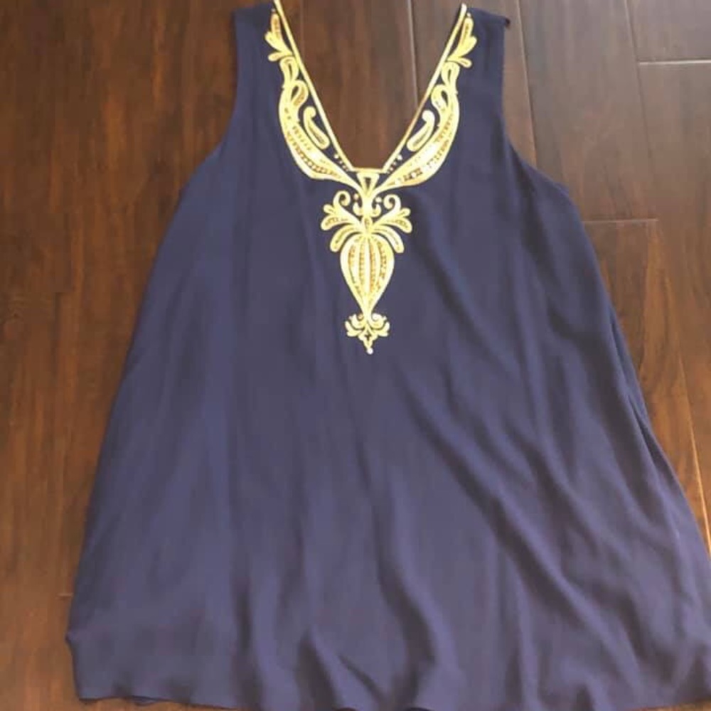 NWOT Navy Owen Trapeze Dress Size XL